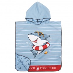 GREENWICH POLO CLUB 4044 JUNIOR ΠΟΝΤΣΟ ΘΑΛΑΣΣΗΣ 50Χ115